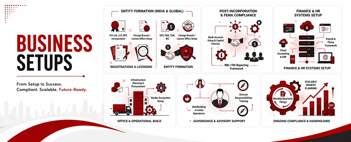 Business Setups Business Setup & Implementation Support Services